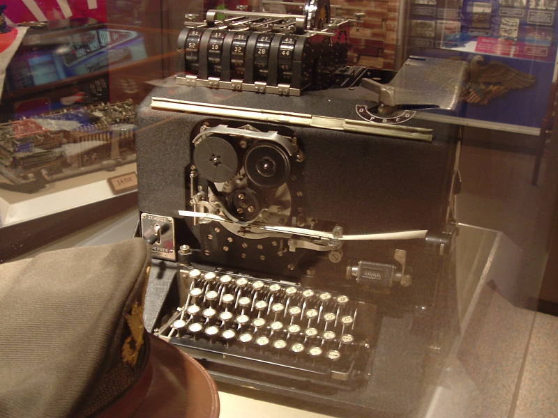 Allied Type X cipher machine from World War II.