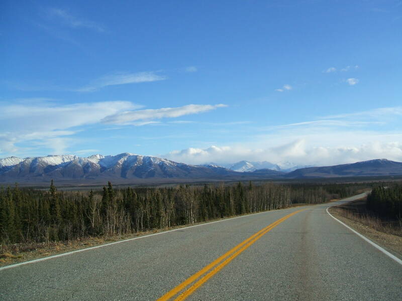 On the highway between North Pole and Paxson, Alaska.