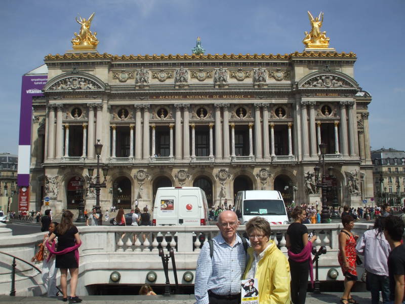 Palais Garnier at Place de l'Opéra.