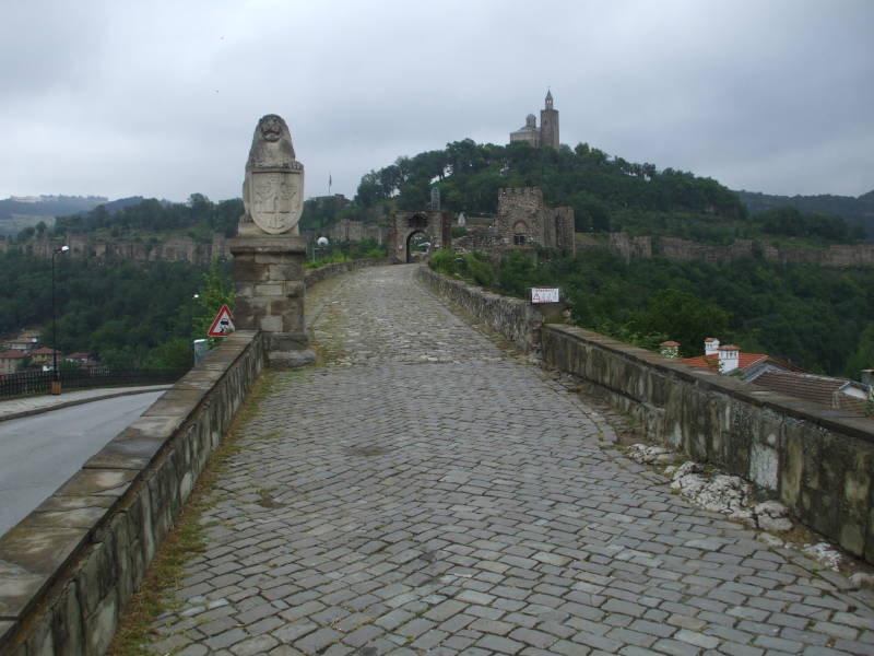 Tsarevets Fortress in Veliko Tarnovo, Bulgaria.