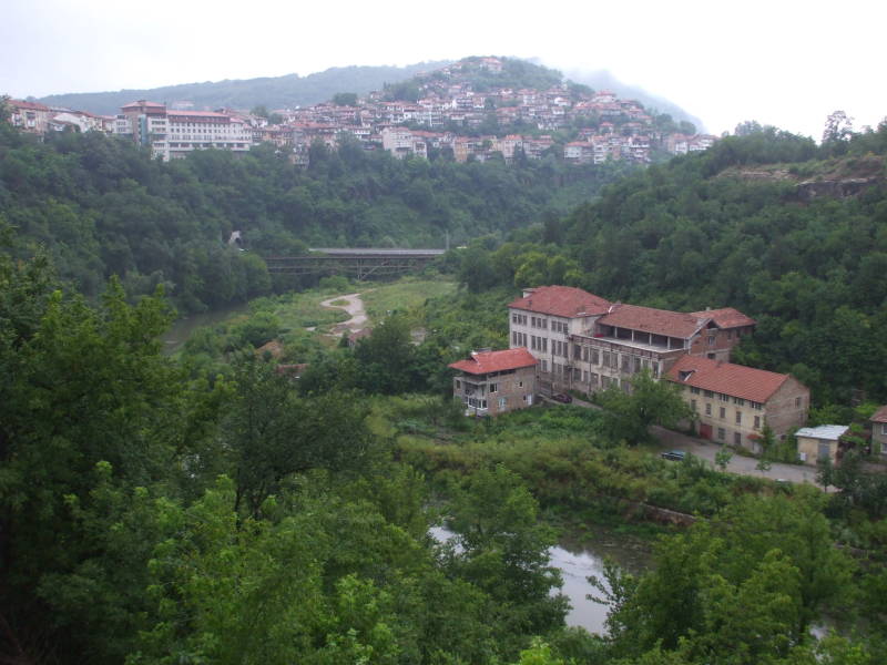 Veliko Tarnovo, in the Yantra river valley in central Bulgaria.