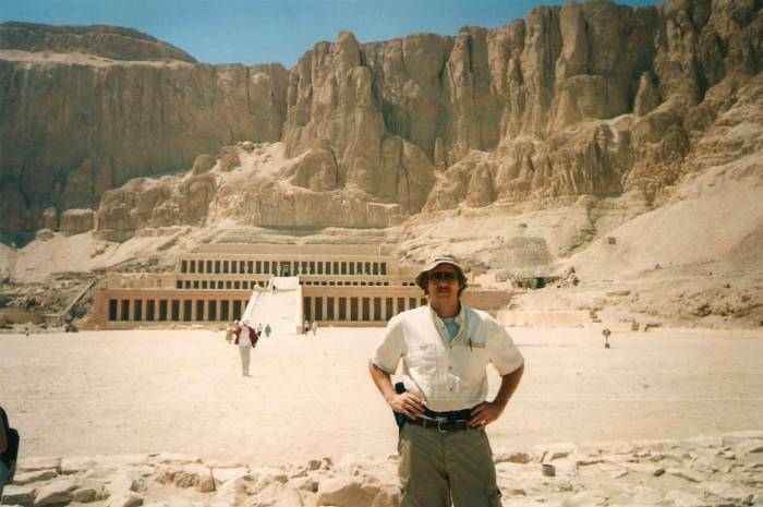 Temple of Hatshepsut or Deir al Bahri, near The Valley of the Kings.