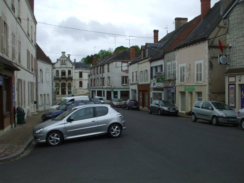 The medieval district of Châtillon-sur-Loire.