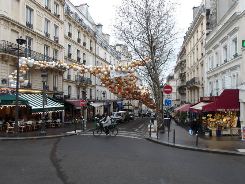 Christmas decorations in Paris.