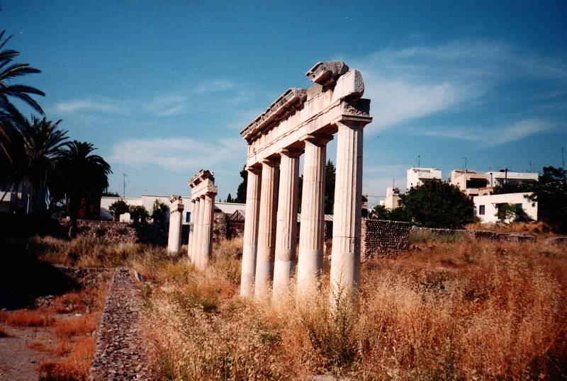 Gymnasium within ancient agora on Kos.
