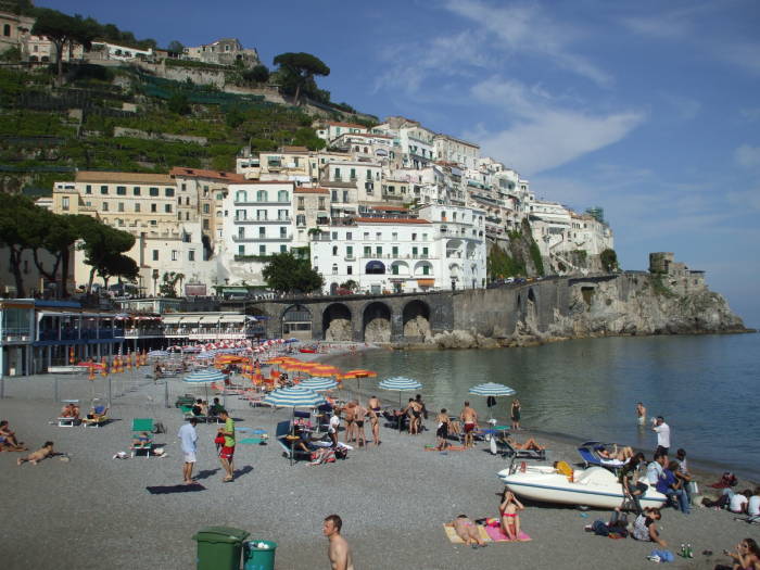 Amalfi, on the Amalfitani coast.