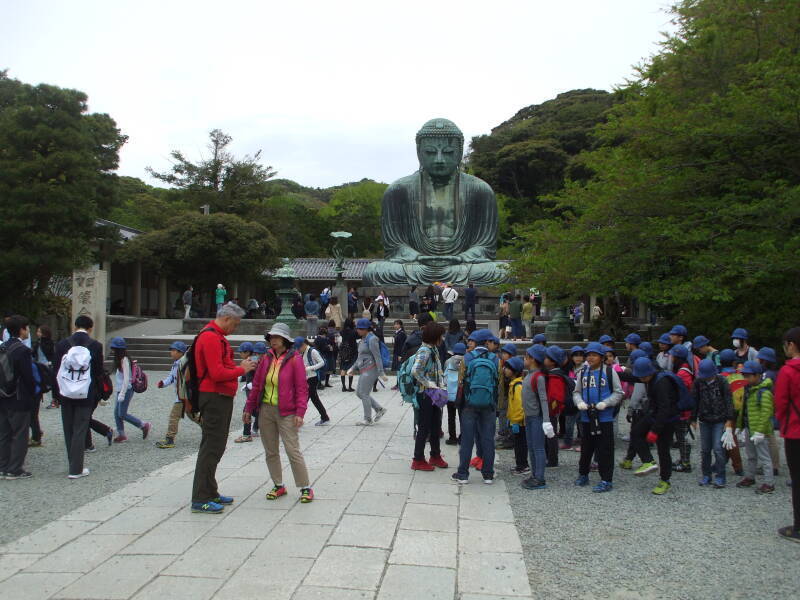 Daibatsu, the Great Buddha of Kamakura, at Kōtoku-in.