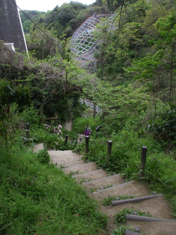 Path from Kuzuharaoka Shrine to the Daibatsu at Kōtoku-in.