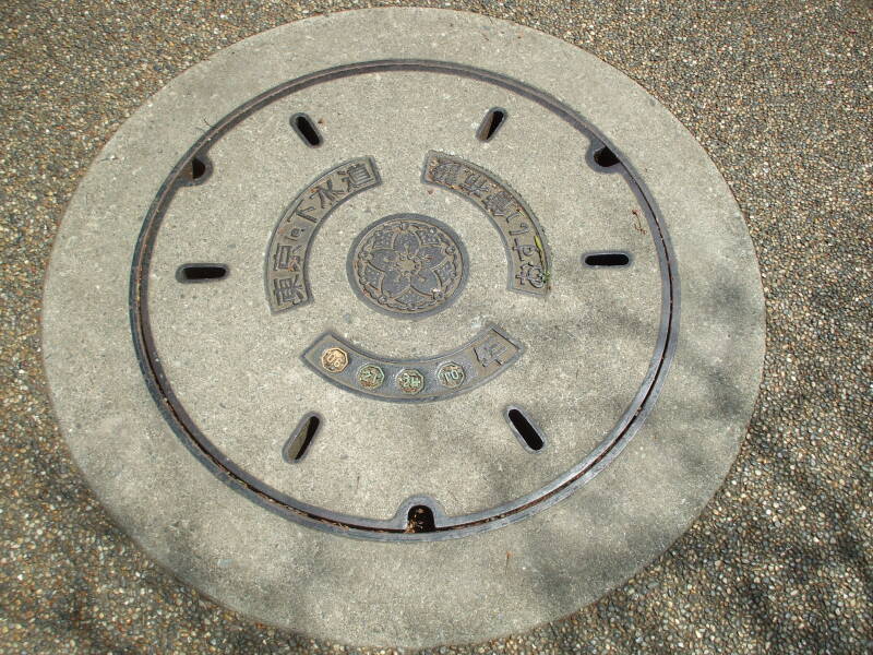 Manhole cover near the Imperial Palace.