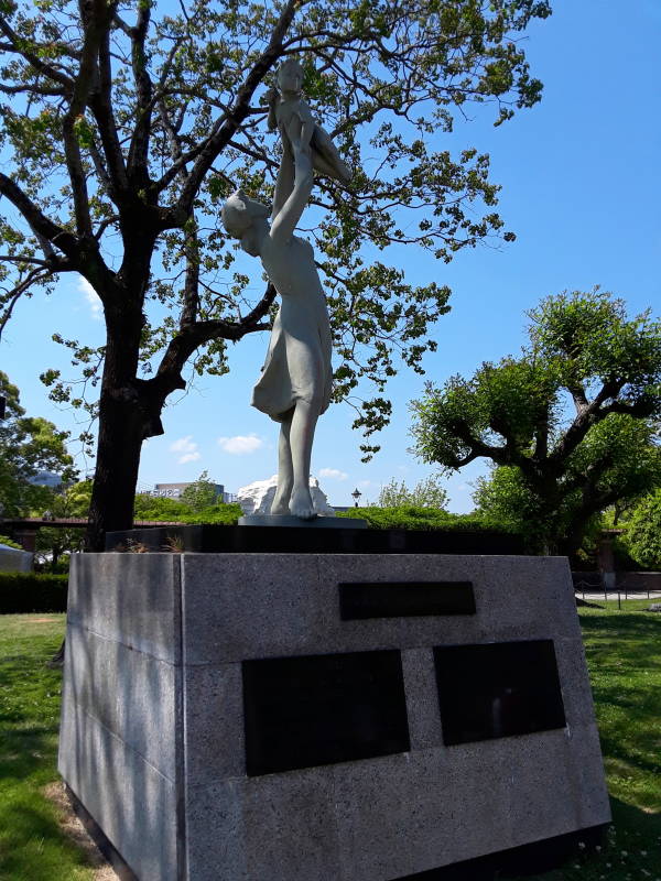 Czechoslovak Socialist Republic memorial at the Peace Park in Nagasaki.