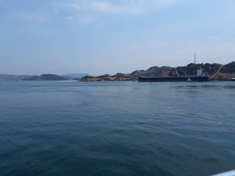 Ferry from Miyanoura on Naoshima to Uno.