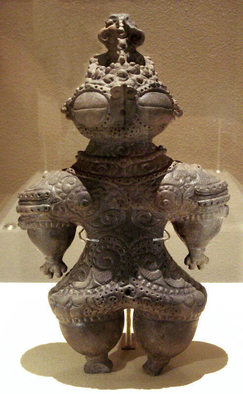 Jomon figure, from https://commons.wikimedia.org/wiki/File:Dogu_Miyagi_1000_BCE_400_BCE.jpg