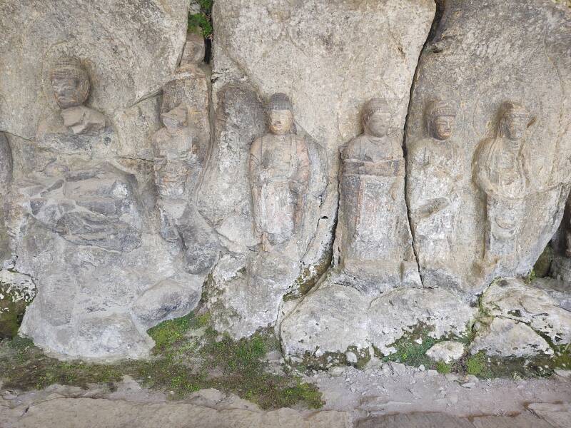 Stone Buddha cluster #1: Kubon-no-midazou, The Nine Amidas.
