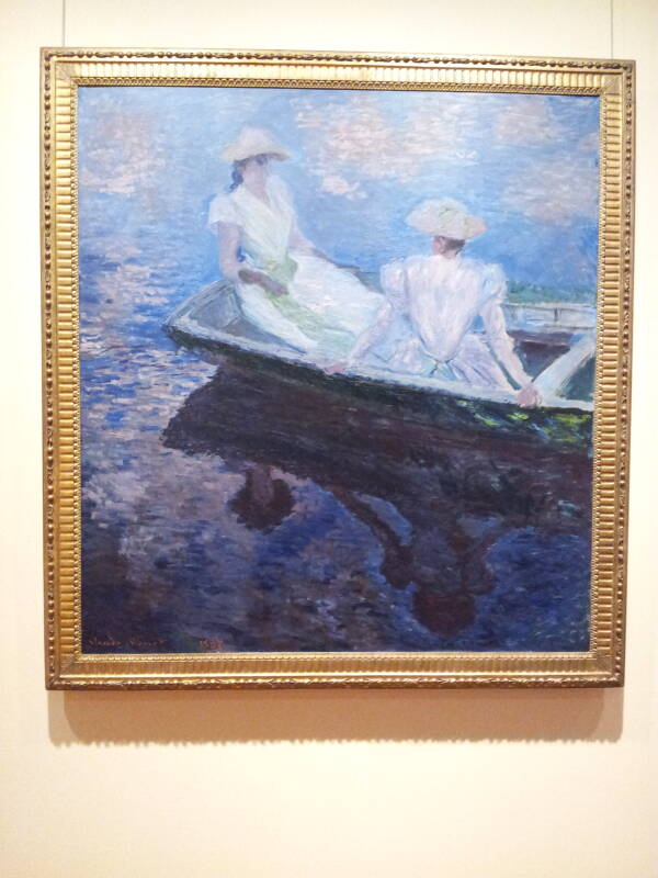 On the Boat, 1887, Claude Monet, at the National Museum of Western Art in Ueno Park.