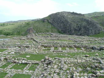 Ruins of the Hittite Empire capital of Hattusha or Hatuşaş.