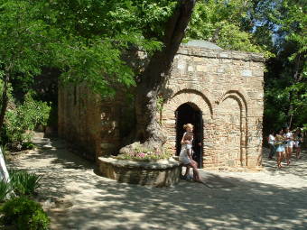 The House of the Virgin Mary at Maryemana, on a mountain above Ephesus.