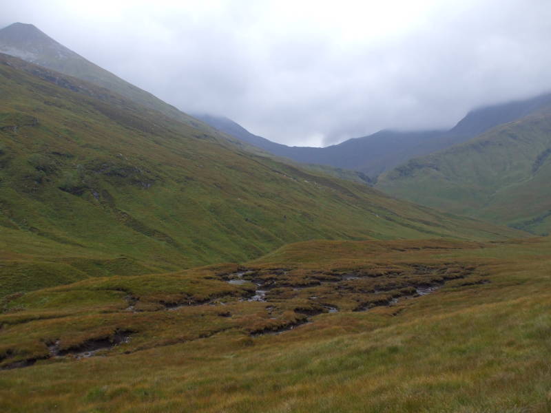 It's still boggy in the Scottish Highlands.