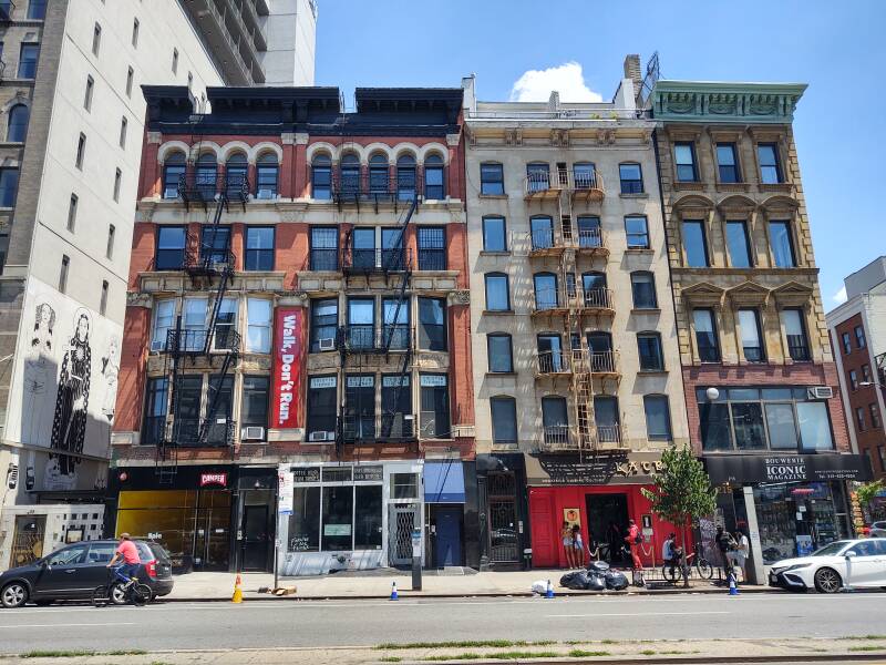 Former Alabama Hotel SRO at 219 Bowery, now an art gallery among other businesses.