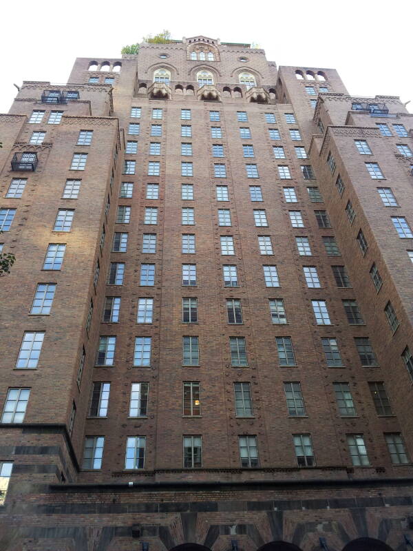 Barbizon Hotel for Women, built in 1927 at 140 East 63rd Street at Lexington Avenue.