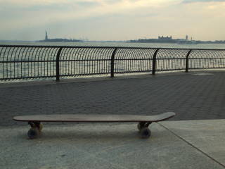 I rode a skateboard the length of Manhattan, 15.5 miles from north to south.