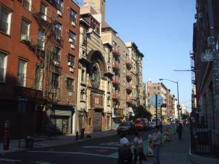 Rivington Street runs across the Lower East Side of Manhattan.
