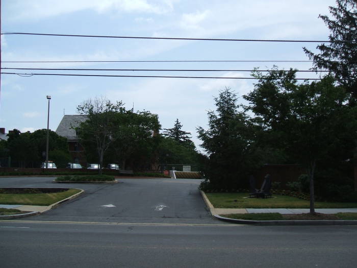 Naval Security Station entrance gate.