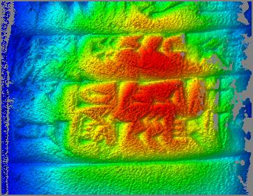 Cuneiform tablet 3-D scan