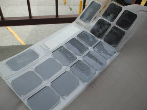 X-ray dental full mouth series in plastic carrier.