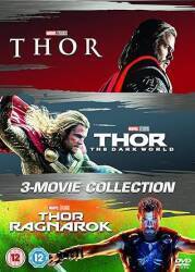 DVD box set -- Thor, Thor: The Dark World, Thor: Ragnarok