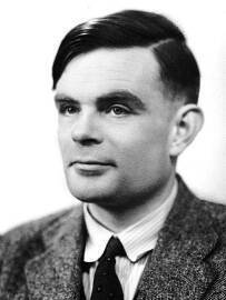Photo of Alan Turing in 1951, from https://commons.wikimedia.org/wiki/File:Alan_turing_header.jpg