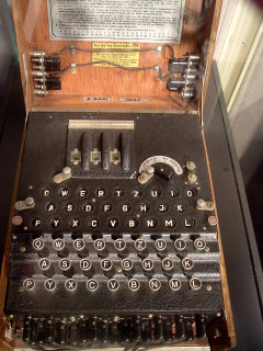 Enigma encryption device.