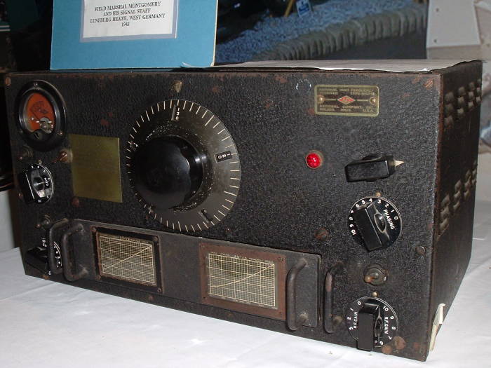 NRO HF receiver, type HRO-M, used by General Montgomery's signal staff during World War II.