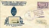 USS CHAUMONT letter