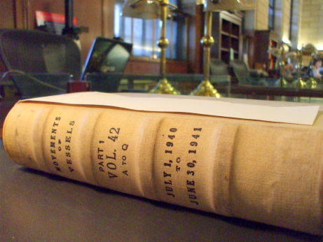 One volume of naval records