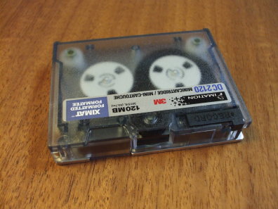 120 MB DC2120 QIC 80 magnetic tape.