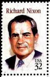 Richard M Nixon U.S. commemorative stamp