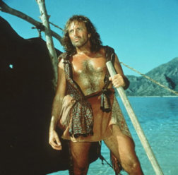 Still from movie 'The Giliad': Armand Assante as Odysseus / Gilligan.