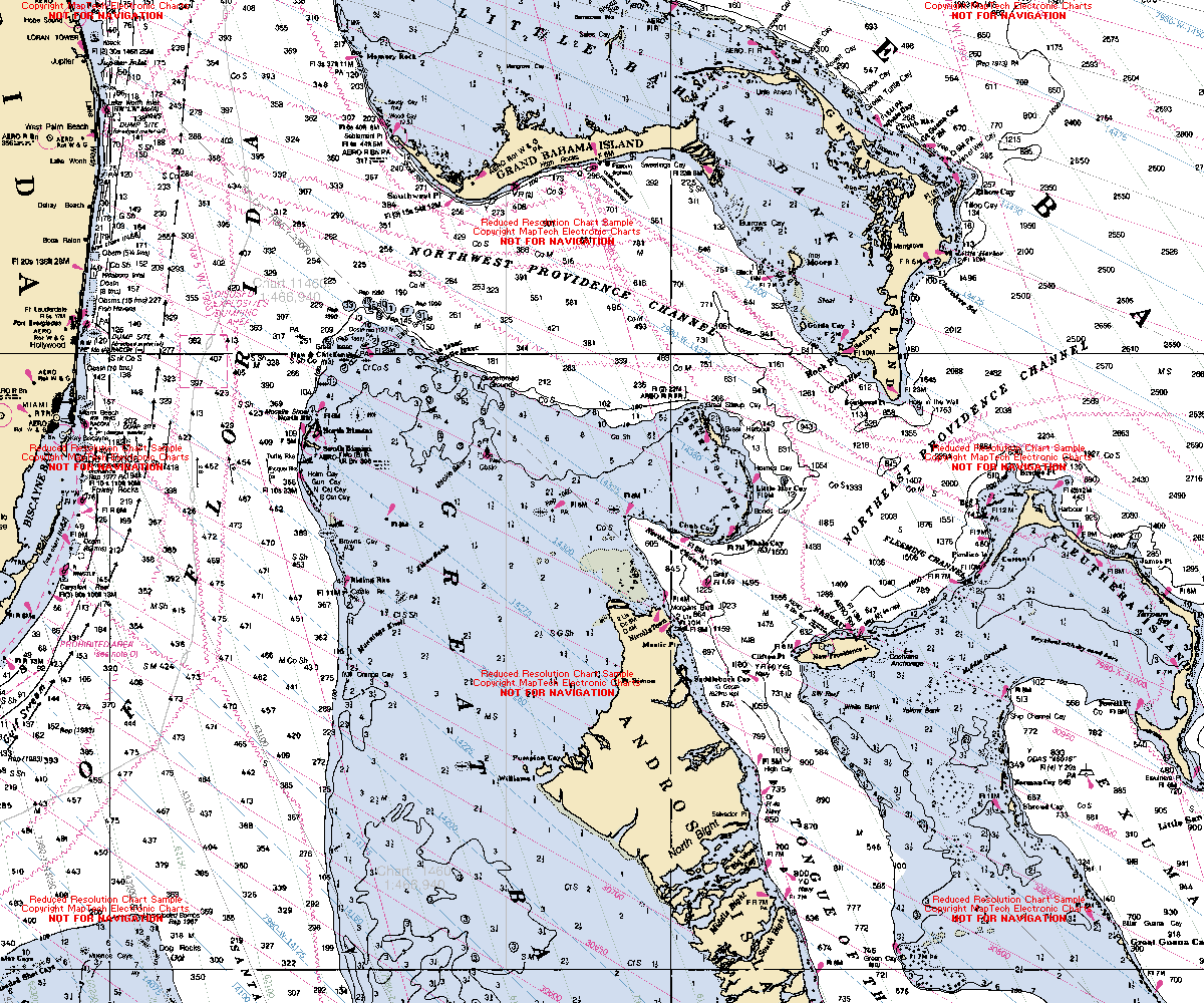 Great Bahama Bank Chart