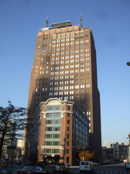The CoreSite building at 32 Avenue of the Americas in Tribeca was the AT&T Long Lines headquarters.