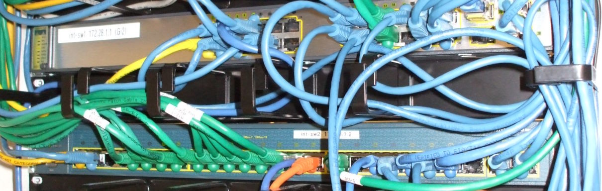 Ethernet cables.