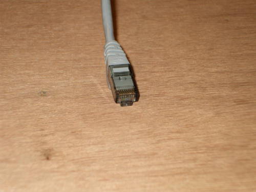 Category 6 (or cat-6) Ethernet cable.