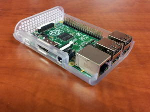 Raspberry Pi running FreeBSD.