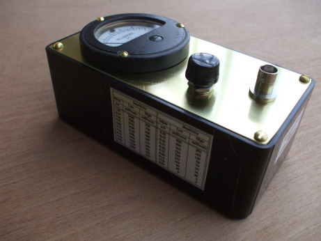 Exterior of RF power meter.