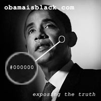 Obama Is Black!  RGB = #000000!