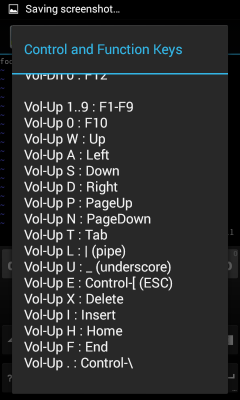 Special keys in Android terminal emulator, part 2