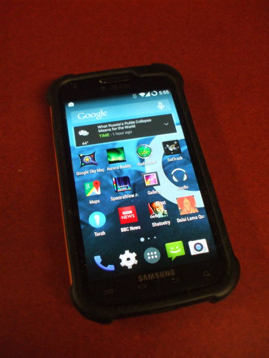 Home screen on a T-Mobile SGH-T989 running CyanogenMod 11.