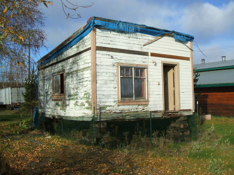 An abandoned building in Nenana, Alaska, on the Tanana River, between Fairbanks and Denali.