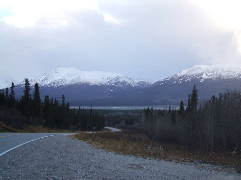 Alaska Range, north of Paxson, Alaska.