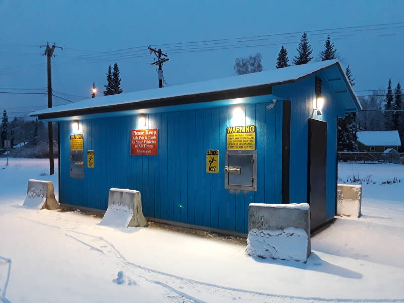 Water station in Fairbanks.