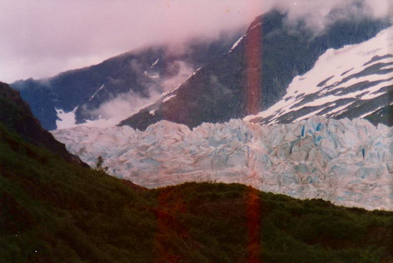 Mendenhall Glacier outside Juneau in southeast Alaska.